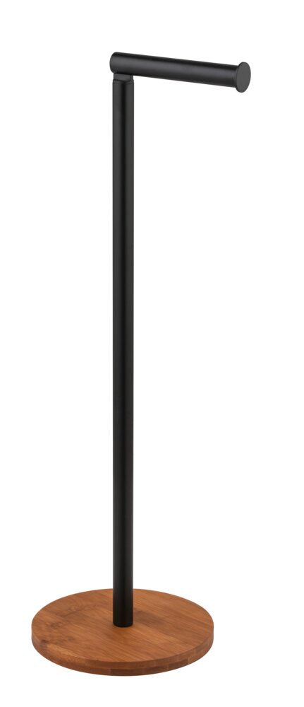 Montert 2-i-1 toalettpapirholder stående Serro bambus WENKO på bad