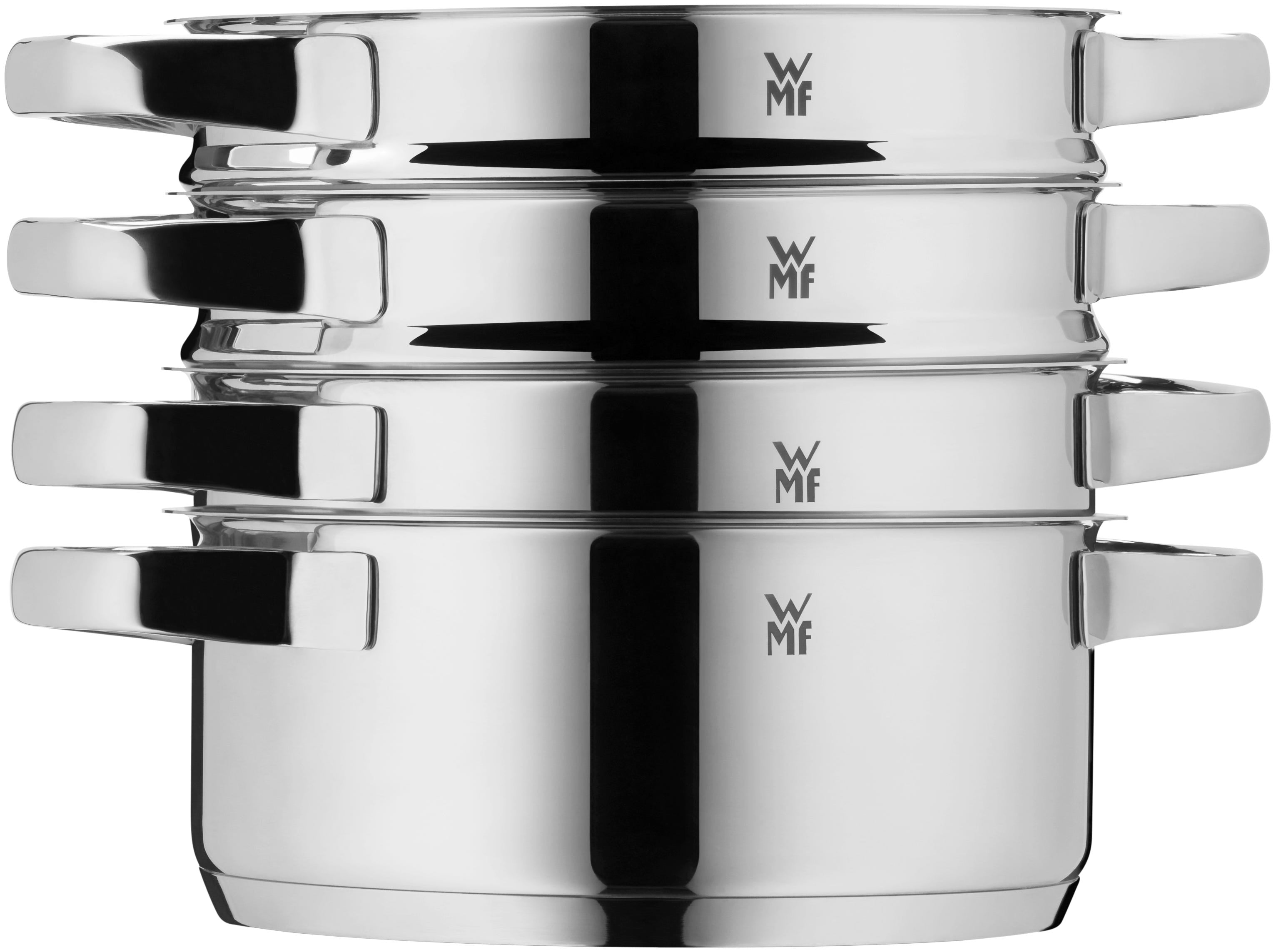 Compact Cuisine grytesett 4-delt rustfritt stål induksjon - WMF