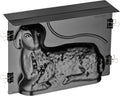 3D-figurform lam 1,75 l non-stick aluminisert stål forfra