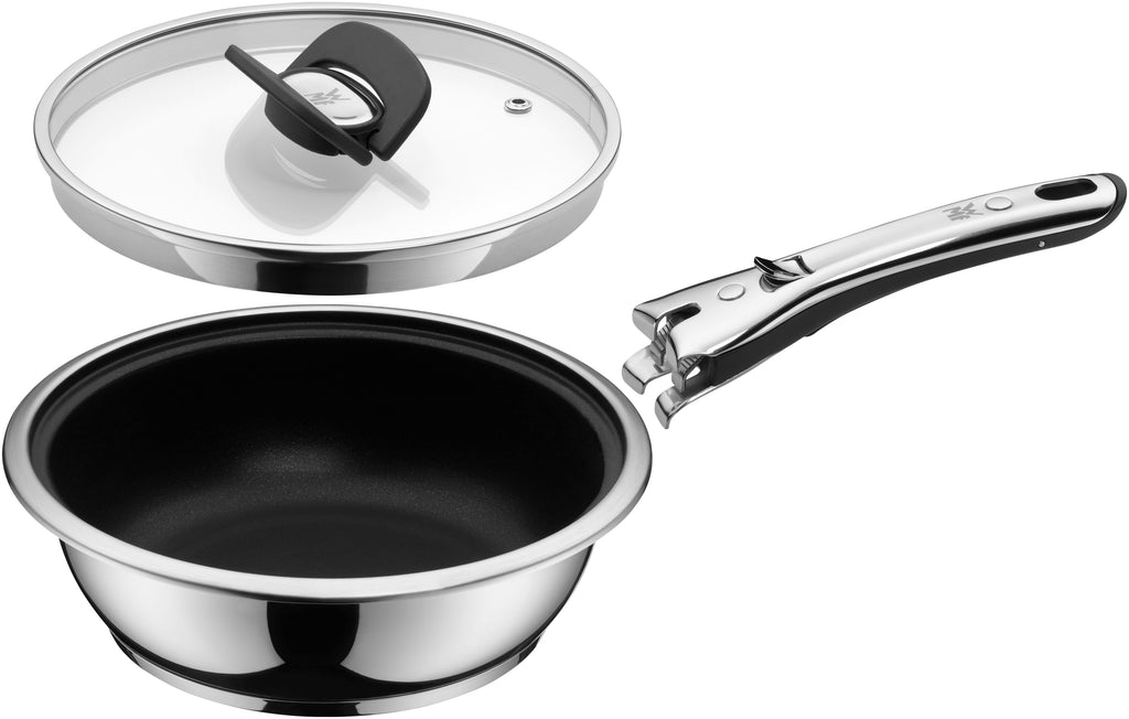 Stekepanne Click&Serve 20 cm non-stick rustfritt stål avtakbart håndtak - WMF