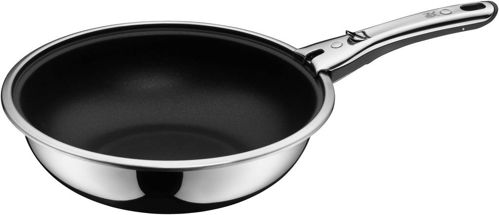 Wokpanne 26 cm rustfritt stål non-stick avtakbart håndtak - WMF