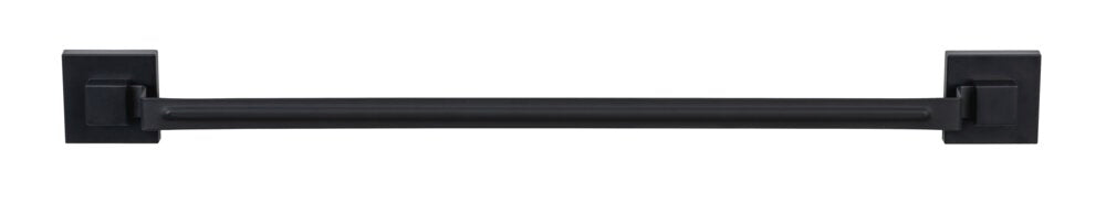 Håndklestang Quadro svart rustfritt stål Vacuum-Loc® - Wenko