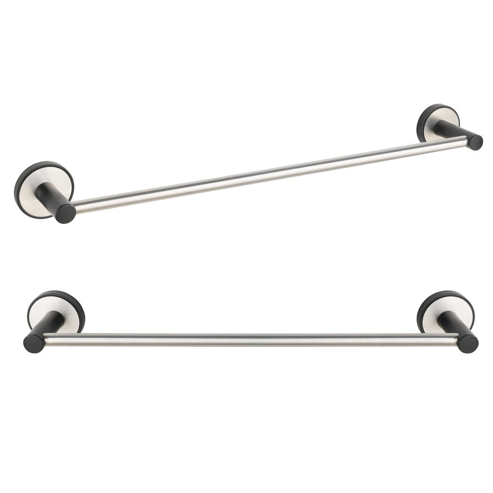 Håndklestang rustfritt stål matt 40 cm UV-Loc® borrefri - Wenko