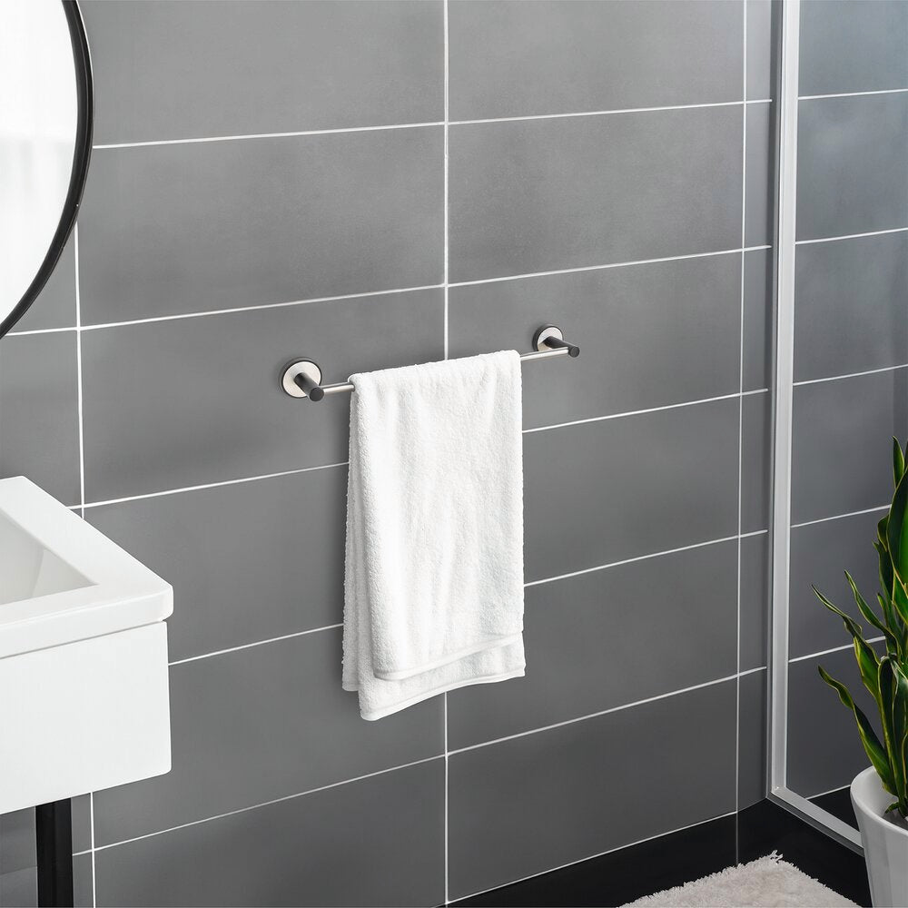 Håndklestang rustfritt stål matt 40 cm UV-Loc® borrefri - Wenko