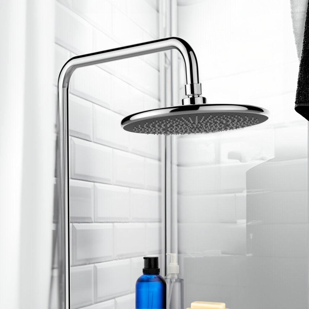 Regndusjhode Watersaving Ø 20 cm rustfritt stål installasjon