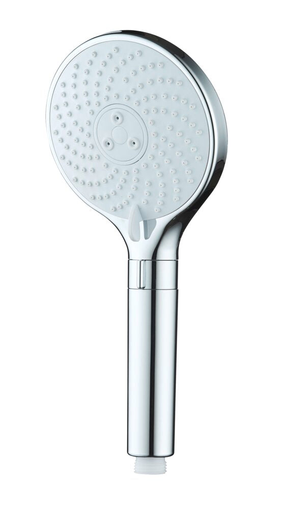 Dusjhode WaterSaving Ø12 cm krom/hvit vannbesparende - WENKO