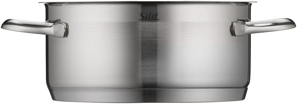 Achat stekegryte med lokk 20 cm rustfritt stål induksjon - Silit nærbilde av lokk