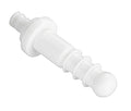 Adapter for reservebørster hvit plast - Wenko forfra