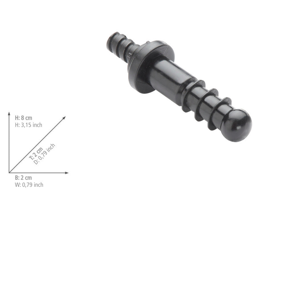 Adapter for reservebørster svart plast Wenko nærbilde