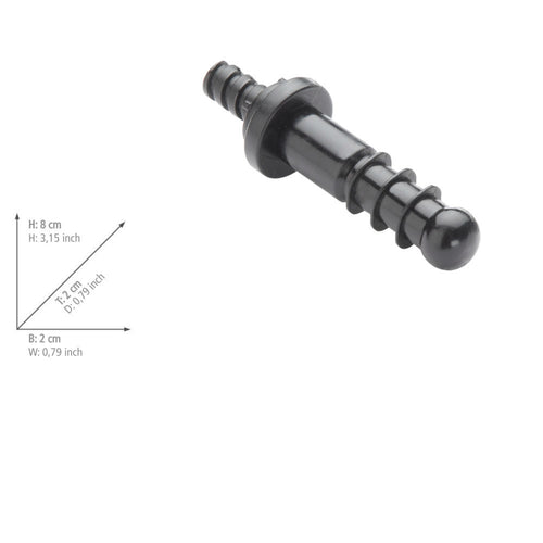 Adapter for reservebørster svart plast Wenko nærbilde