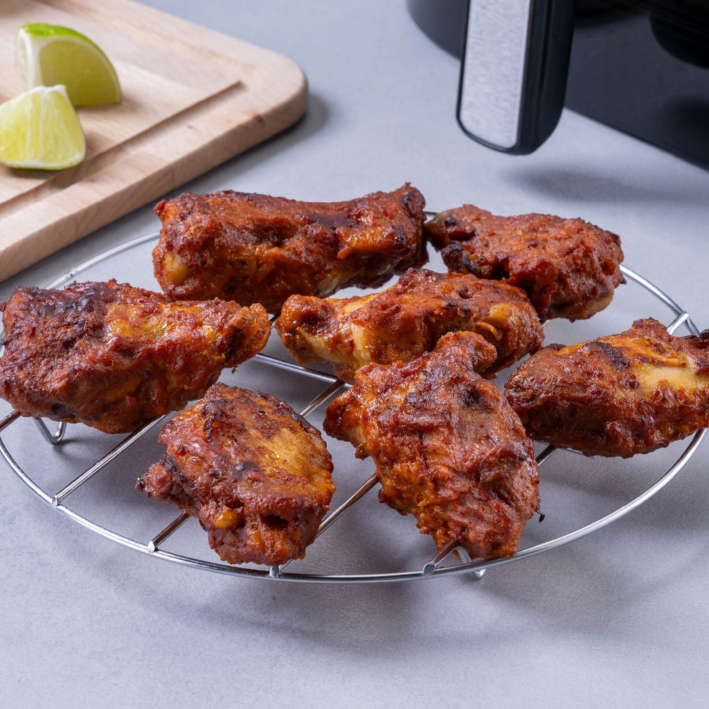 Airfryer-rist rustfritt stål Ø20 cm - Fackelmann bakside