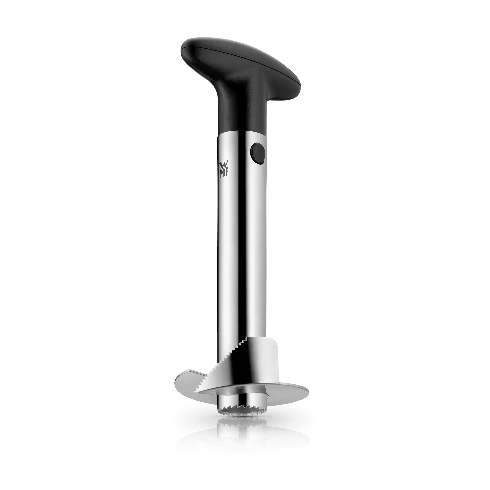 Ananasskjærer rustfritt stål med plasthåndtak - WMF forfra