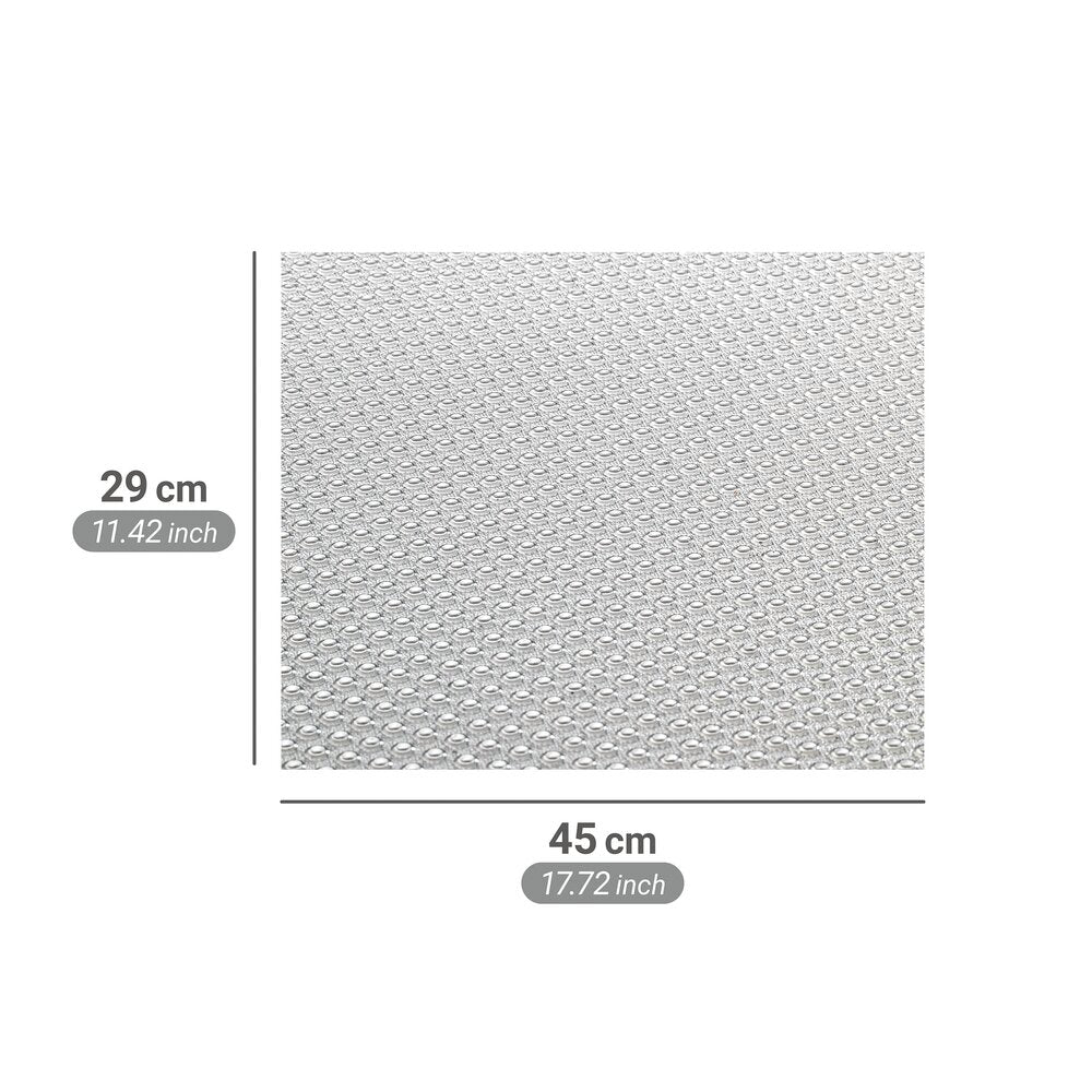 Montert antibakteriell kjøleskapmatte 3-delt sett transparent Wenko i kjøleskap