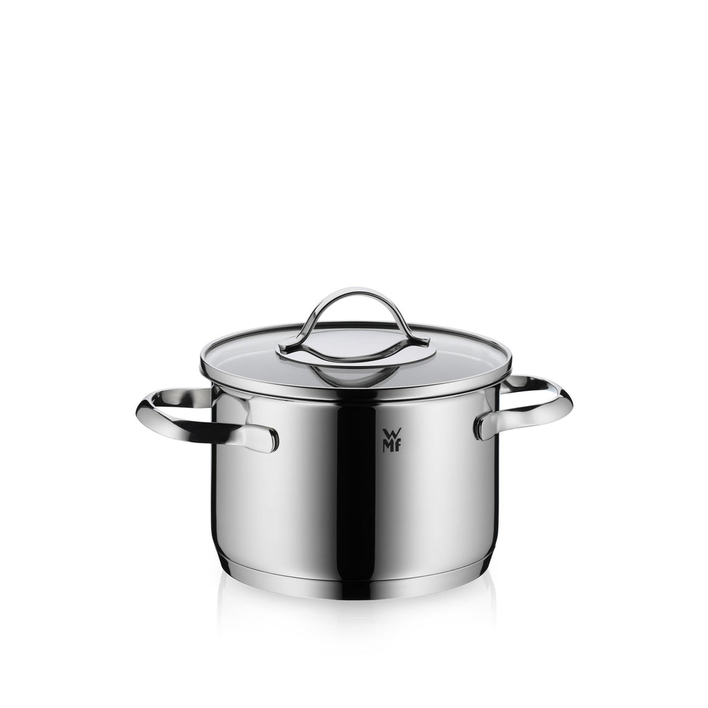 Aparto kjele med lokk 16 cm rustfritt stål 1,9 L induksjon forfra