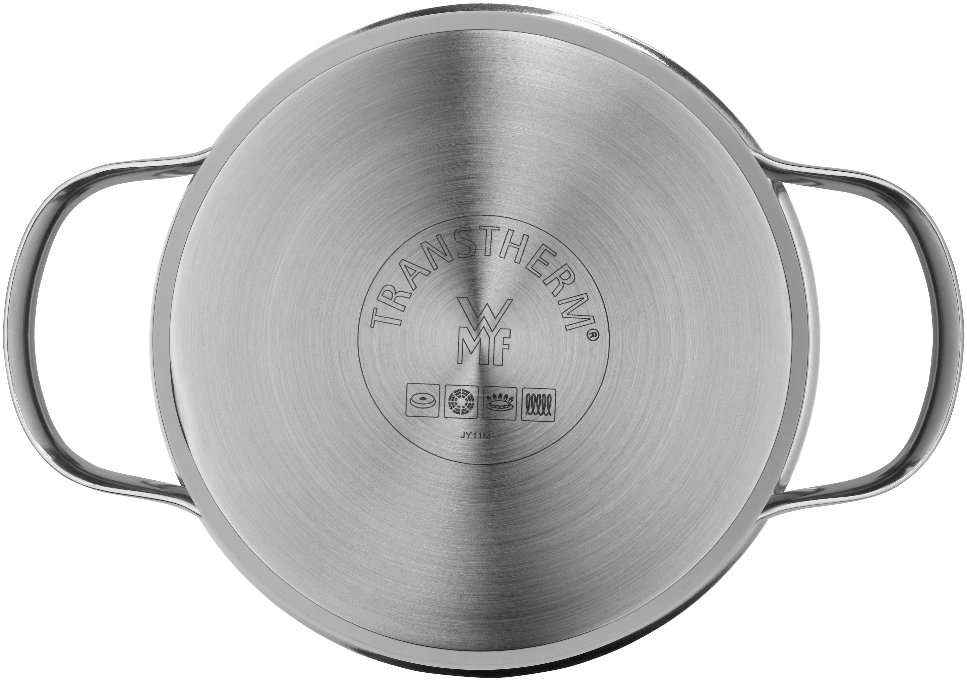 Aparto kjele med lokk 16 cm rustfritt stål 1,9 L induksjon bakside