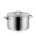 Aparto kjele med lokk 24 cm rustfritt stål 5,7 L induksjon forfra