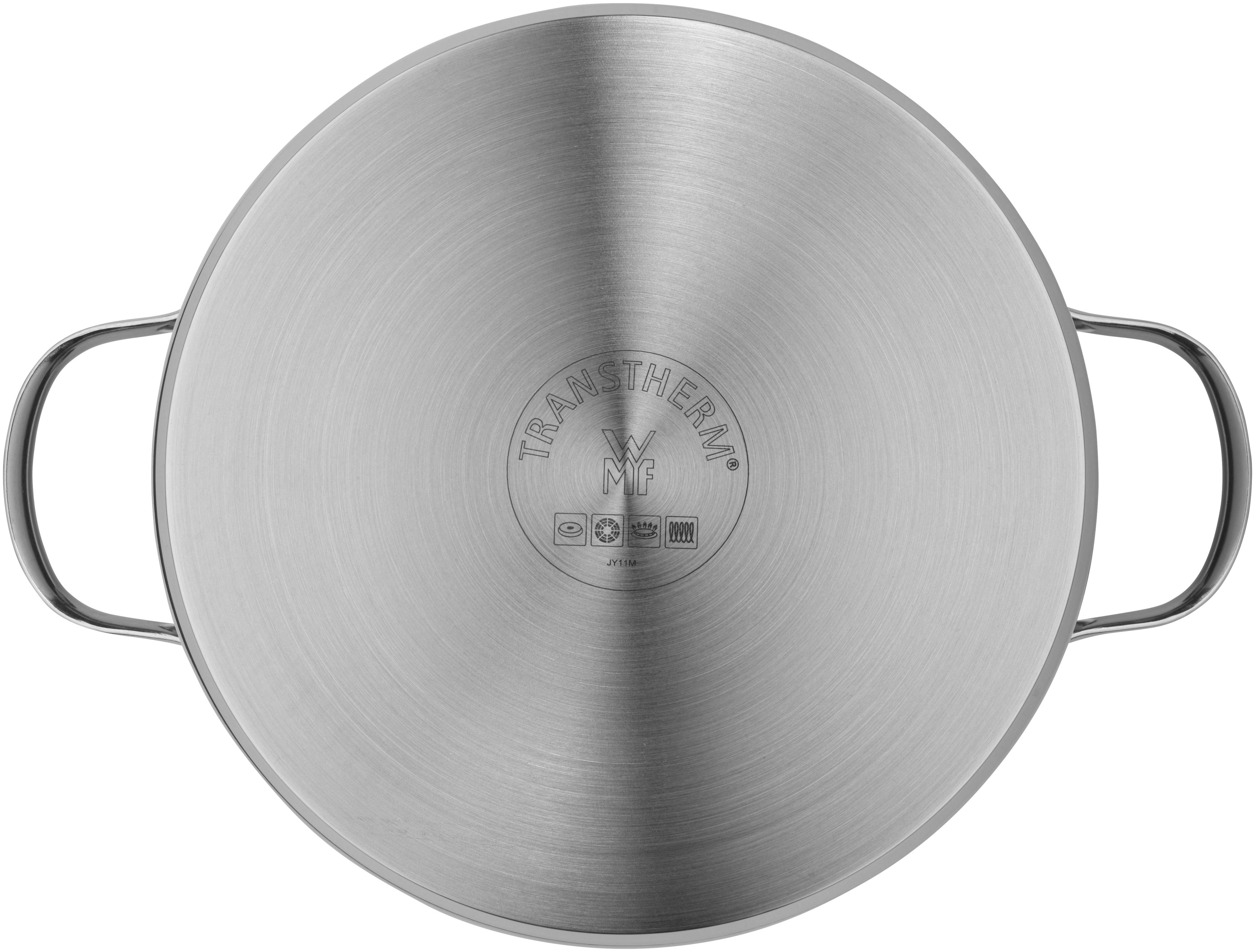 Aparto kjele med lokk 24 cm rustfritt stål 5,7 L induksjon bakside