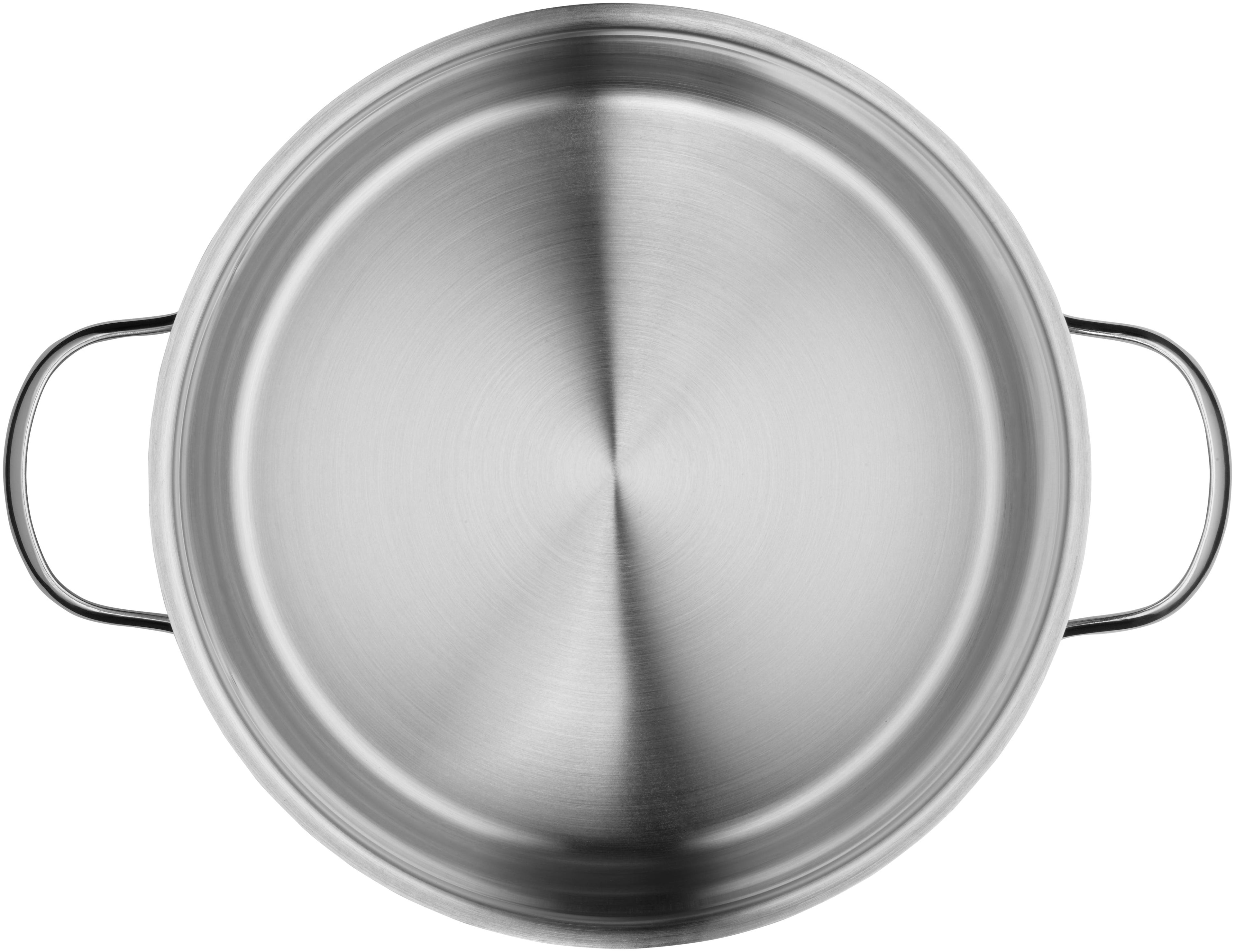 Nærbilde av lokk på Aparto kjele med lokk 24 cm rustfritt stål 5,7 L induksjon