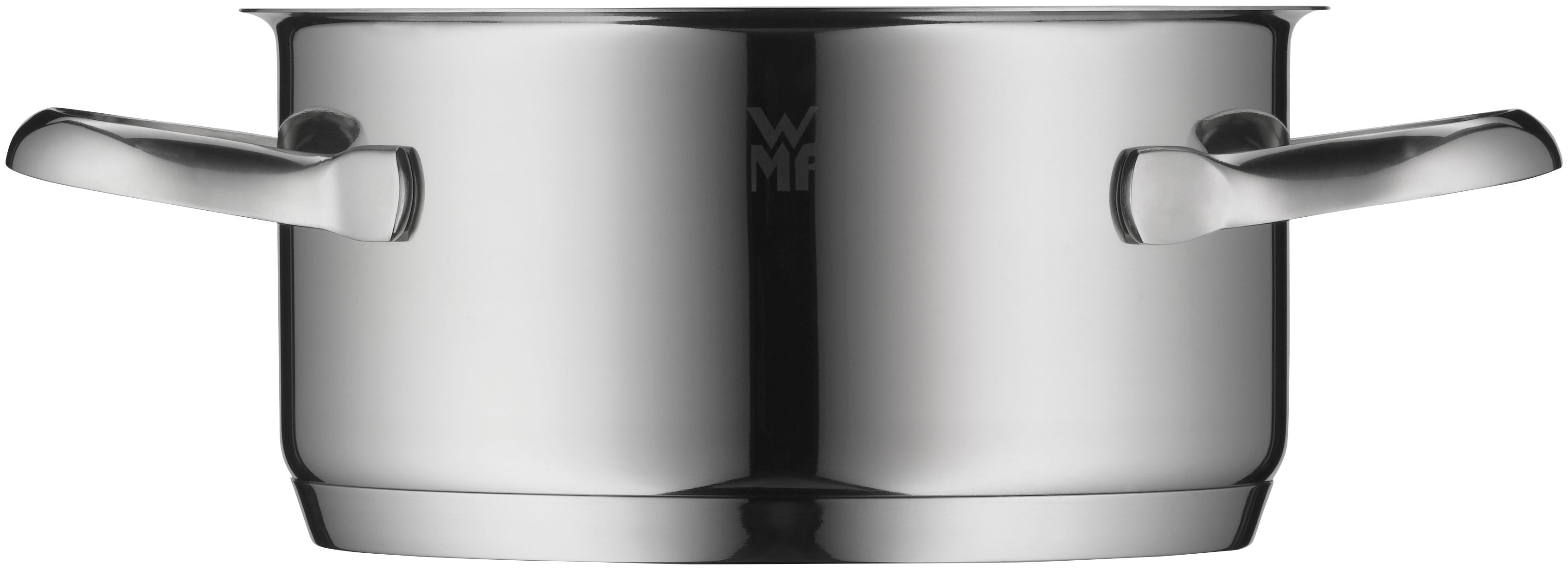 Detaljbilde av glasslokk på WMF Aparto lav gryte 16 cm