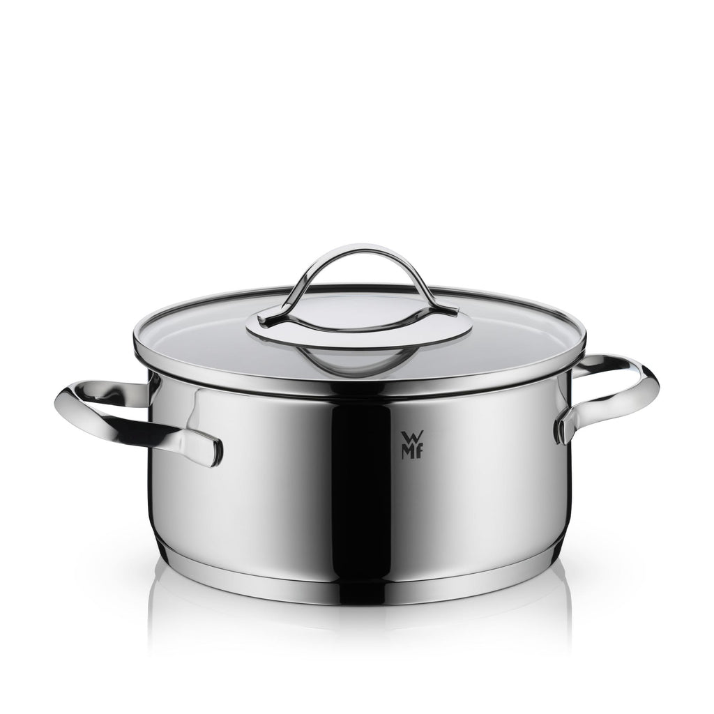 Aparto lav gryte med lokk 20 cm rustfritt stål 2,5 L forfra