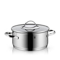 Aparto lav gryte med lokk 20 cm rustfritt stål 2,5 L forfra