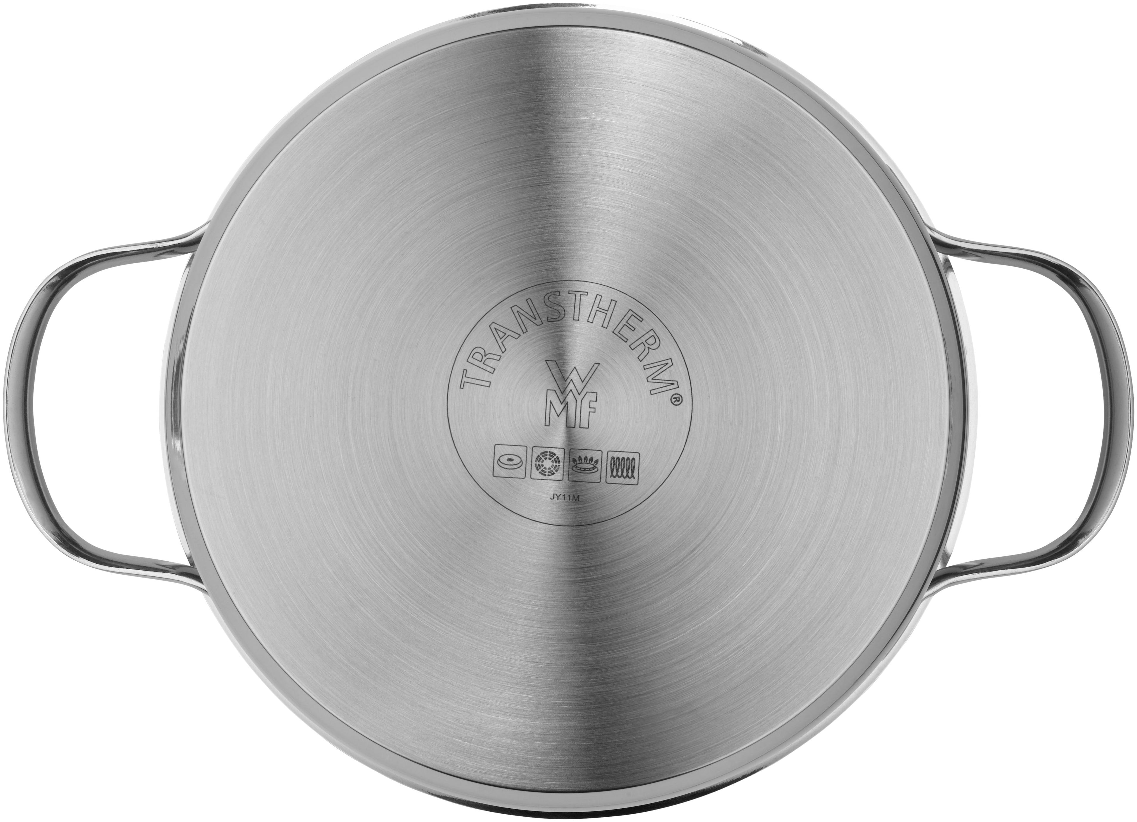 Aparto lav gryte med lokk 20 cm rustfritt stål 2,5 L bakside