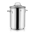 Aspargesgryte rustfritt stål 16 cm 4,5 L med innsats - WMF forfra