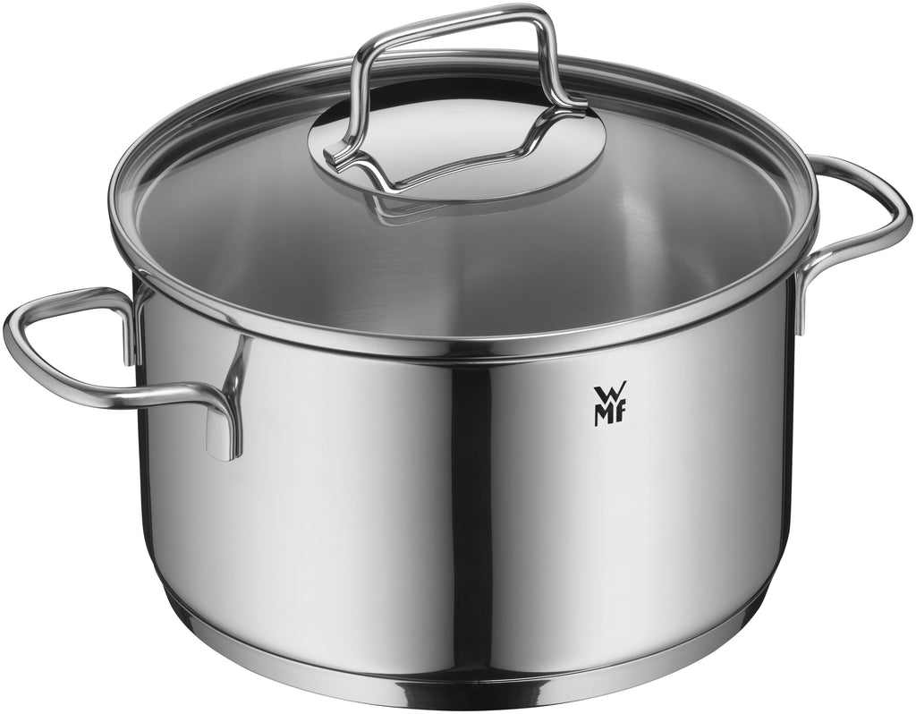 Astoria kjele med lokk 20 cm rustfritt stål 3,3 L induksjon forfra
