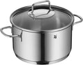 Astoria kjele med lokk 20 cm rustfritt stål 3,3 L induksjon forfra