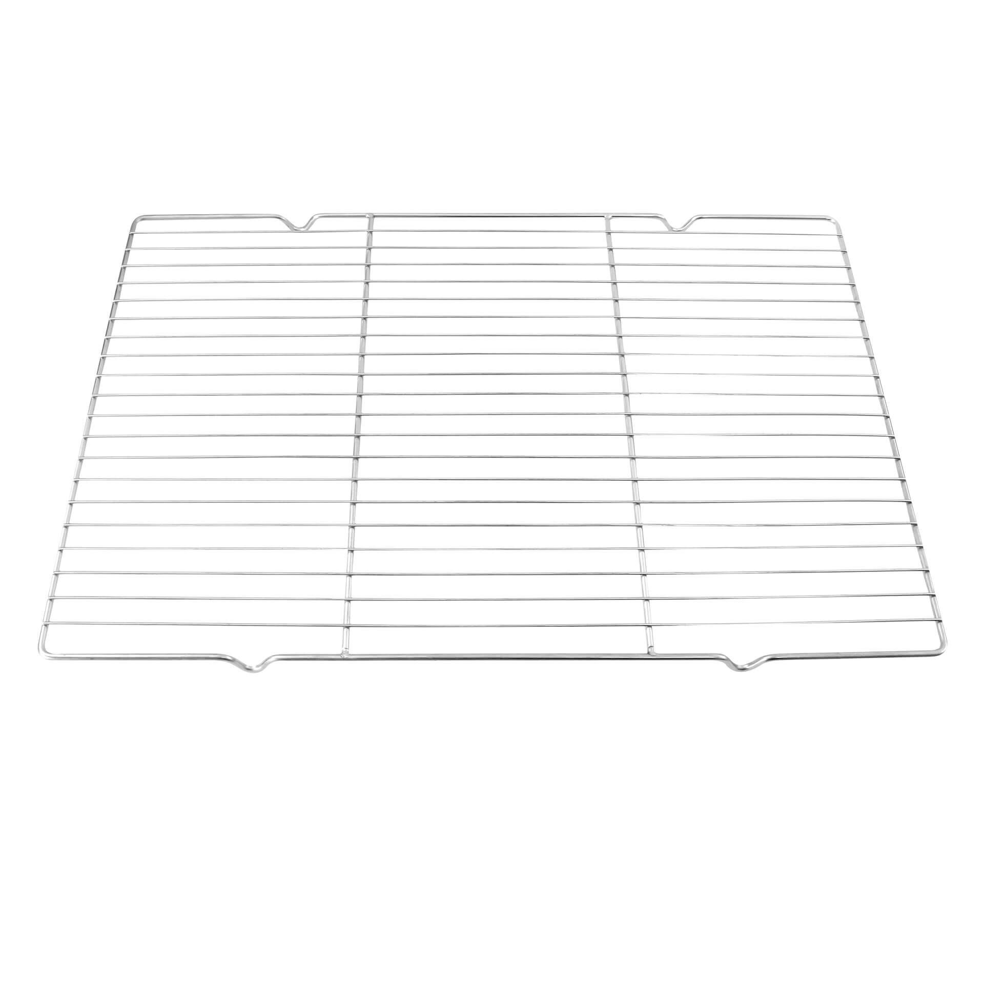 Avkjølingsrist rustfritt stål 59x39 cm - FMprofessional forfra
