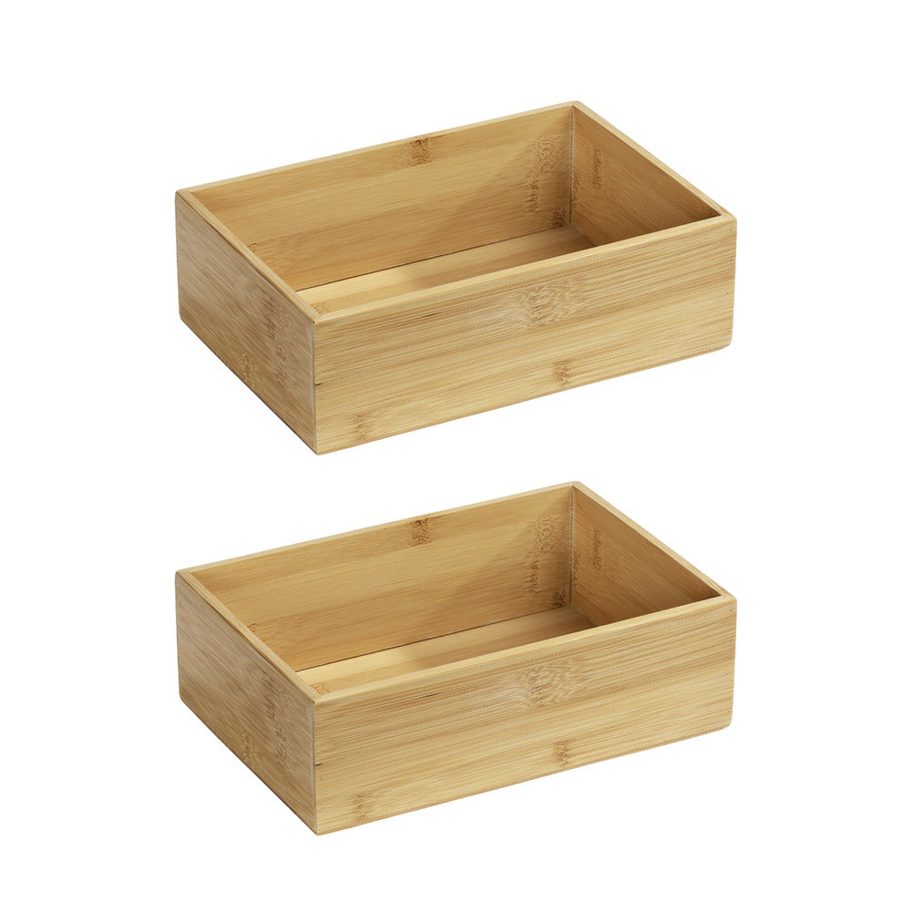Badehylle bambus Terra L 2-delt sett - WENKO forfra