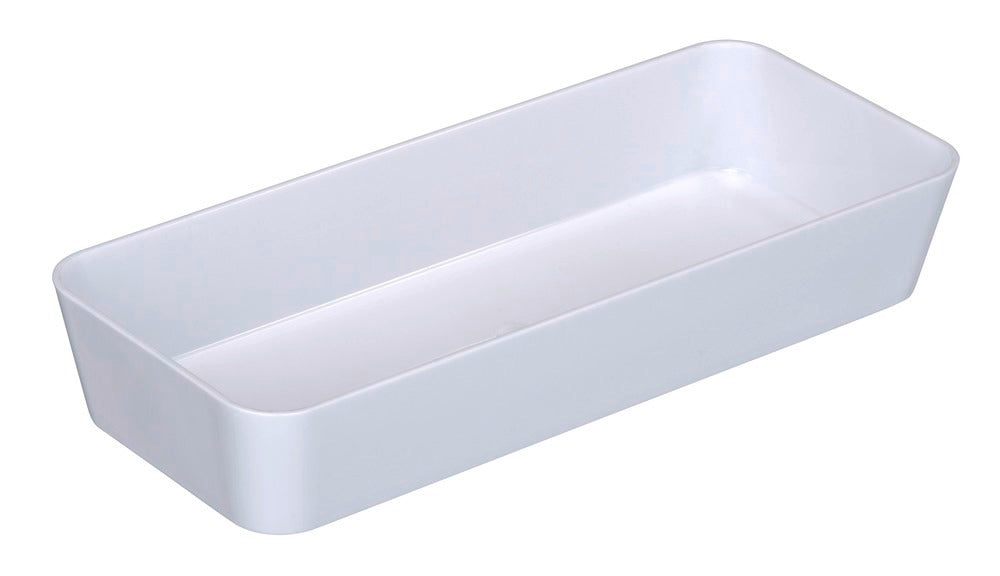 Badehylle Candy hvit smal 24 x 10 x 4 cm - WENKO forfra
