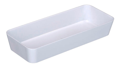 Badehylle Candy hvit smal 24 x 10 x 4 cm - WENKO forfra
