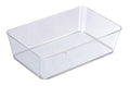 Badehylle Candy transparent bred 22 x 6 x 14 cm plast forside