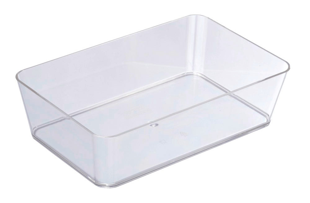 Badehylle Candy transparent bred 22 x 6 x 14 cm plast forside