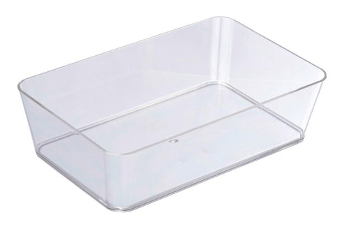 Badehylle Candy transparent bred 22 x 6 x 14 cm plast forside