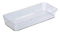 Badehylle Candy transparent smal 24 x 4 x 10 cm plast forfra
