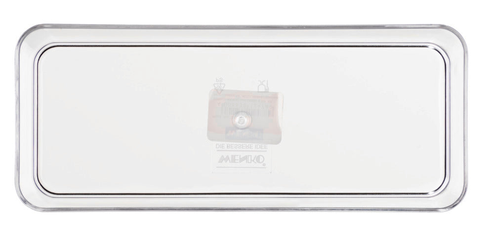Montert Badehylle Candy transparent smal 24 x 4 x 10 cm plast