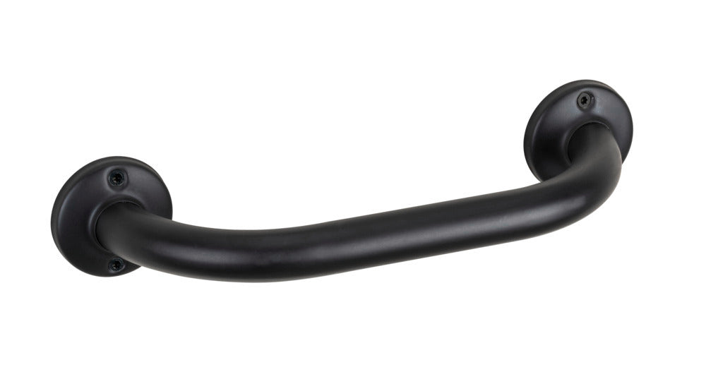 Badekarhåndtak rustfritt stål svart 25 cm WENKO forside