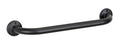 Badekarhåndtak rustfritt stål svart 40 cm forfra