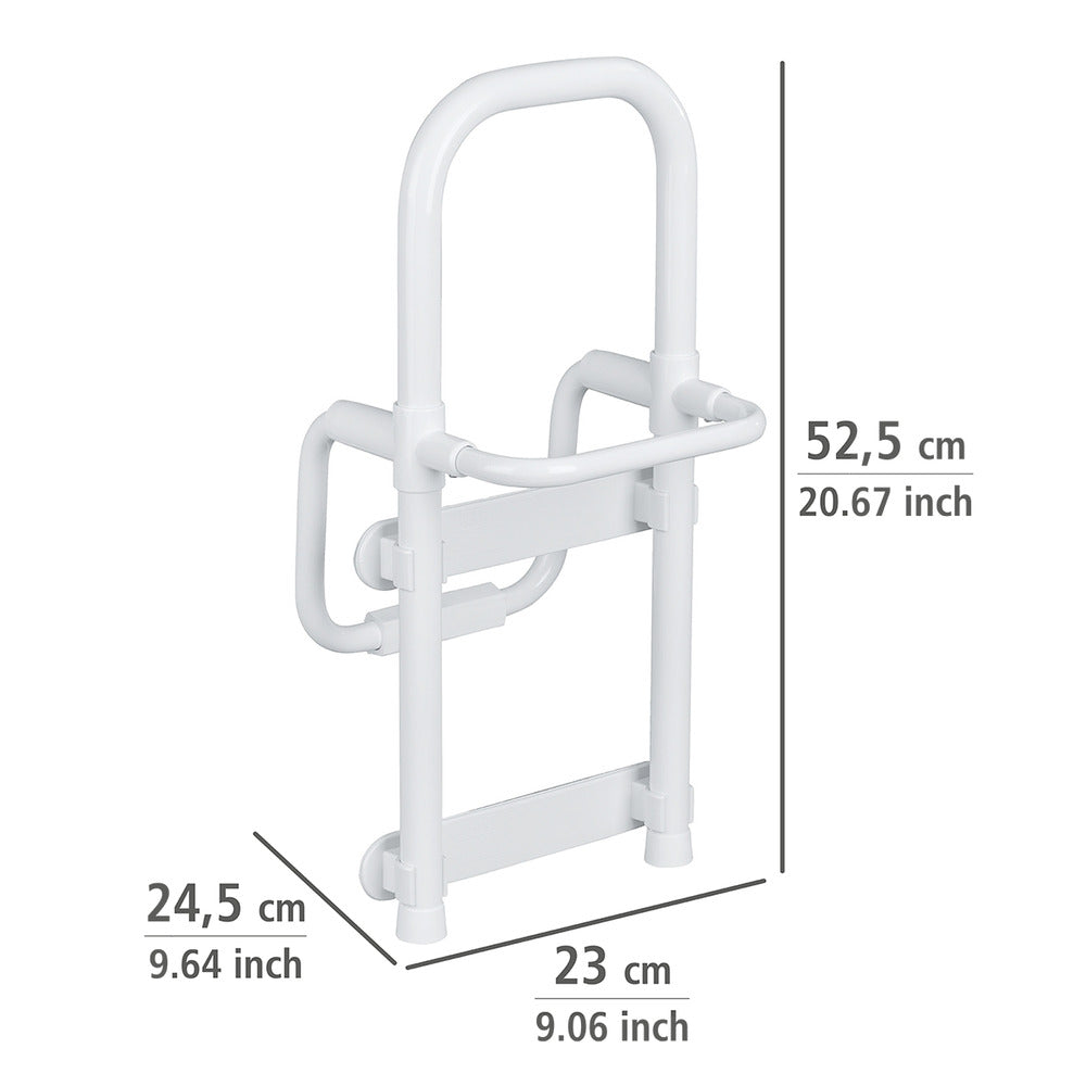 Detalj av Badekarhjelp Secura hvit justerbar aluminium