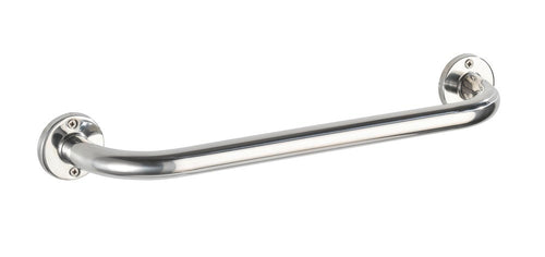 Badekarsgrep Basic 40 cm rustfritt stål forfra
