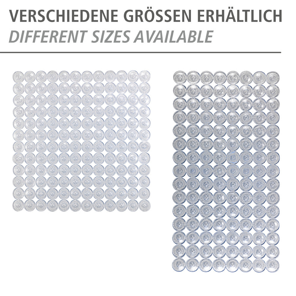 Badekarsmatte Belem transparent 67,5 x 36 cm montert i badekar
