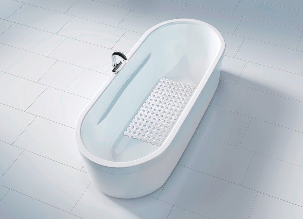 Bruk av Badekarsmatte Belem transparent 67,5 x 36 cm i badekar