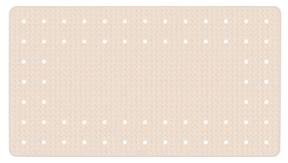 Badekarsmatte Mirasol beige 69 x 39 cm sklisikker gummi forfra