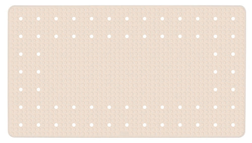 Badekarsmatte Mirasol beige 69 x 39 cm sklisikker gummi forfra