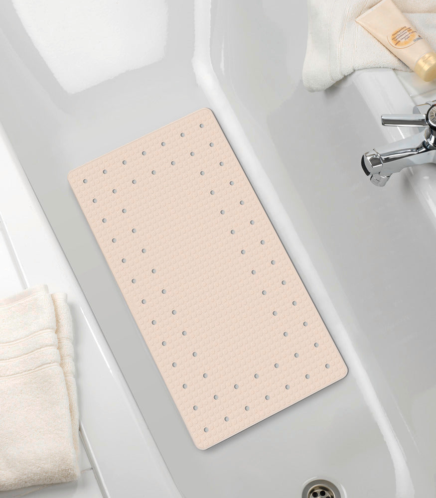Badekarsmatte Mirasol beige 69 x 39 cm bakside
