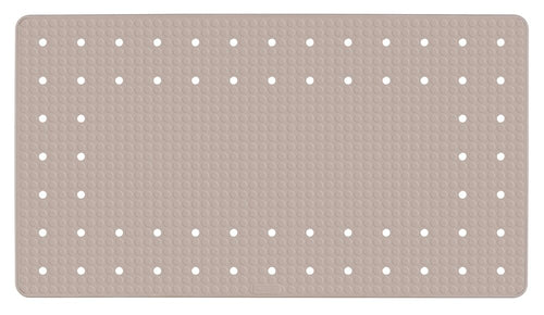Badekarsmatte Mirasol gummi taupe 69 x 39 cm forfra