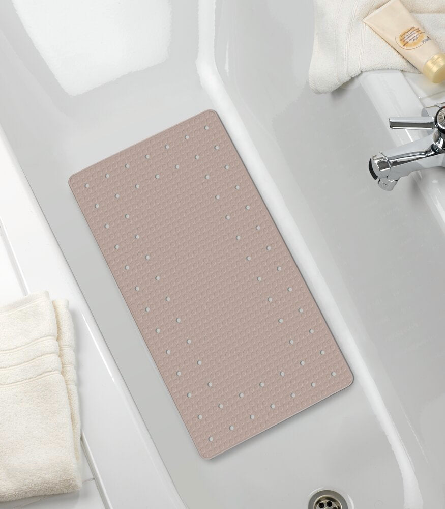 Badekarsmatte Mirasol gummi taupe 69 x 39 cm bakside