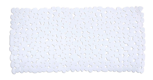 Badekarsmatte Paradise hvit sklisikker PVC forfra